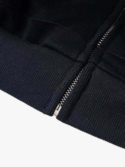 Stylish Black Hoodie with Colorful Studs for Casual Wear 