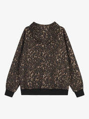 Distressed Napoleon Boxy Fit Zip-Up Hoodie