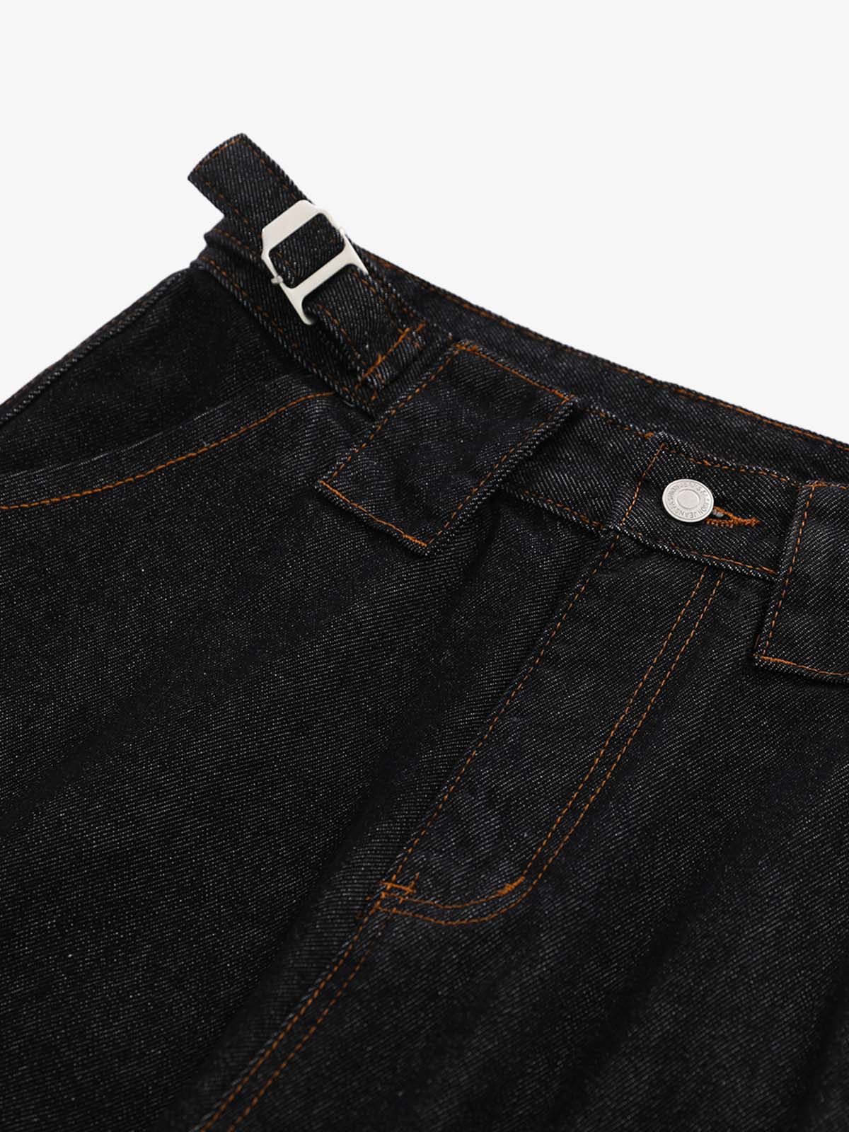 Vintage Contrast Stitch Cargo Shorts