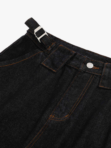Vintage Contrast Stitch Cargo Shorts