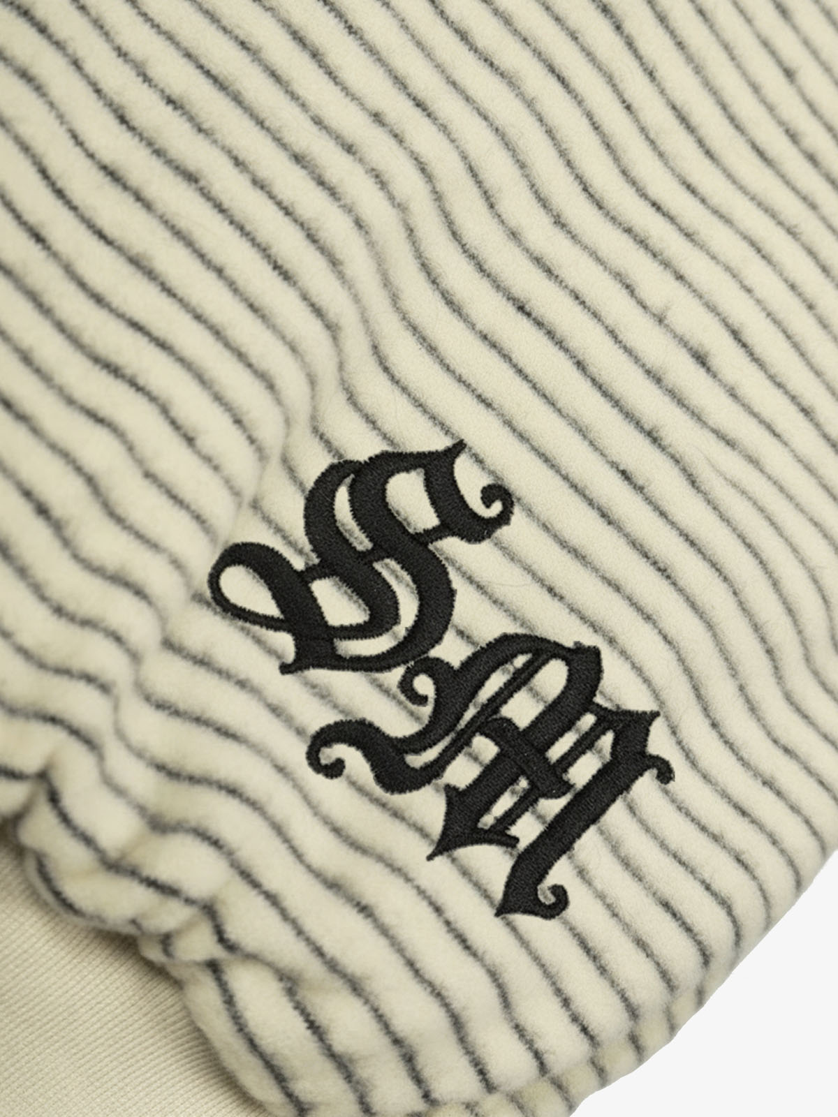 Striped Hooded Jacket with Faux Fur Trim for Winter and Fall 