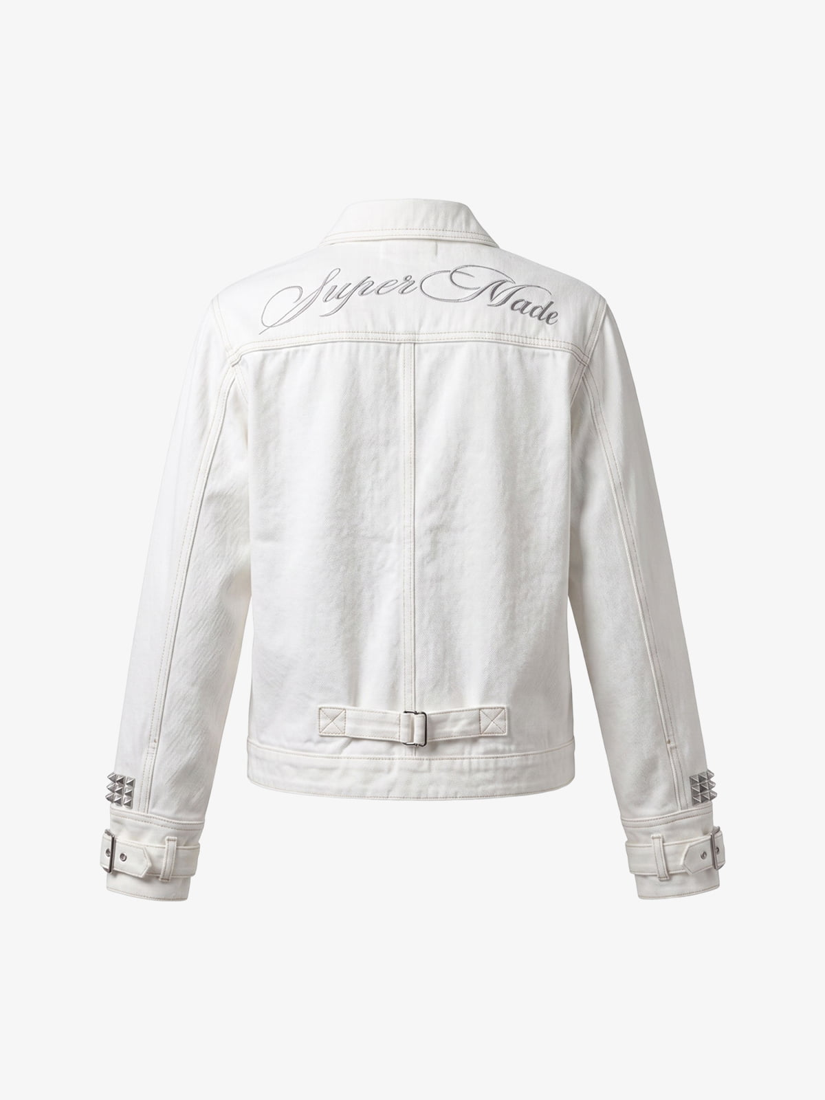 Rivet Strap Denim Jacket