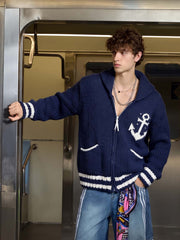 Anchor Guild Heavy-Gauge Zip Cardigan