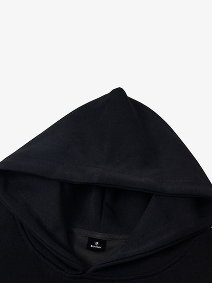 Retro Chenille Lettering Fleece Hoodie 