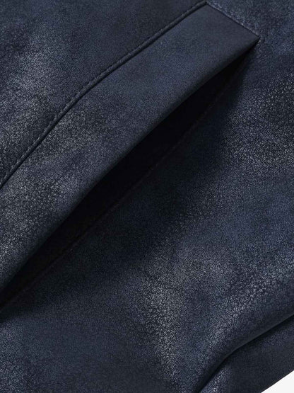 Thorn Embroidered Suede Jacket