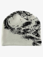 Warm Dome Knit Beanie; White / ONE SIZE