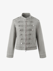 Military Napoleon Button Slim Jacket