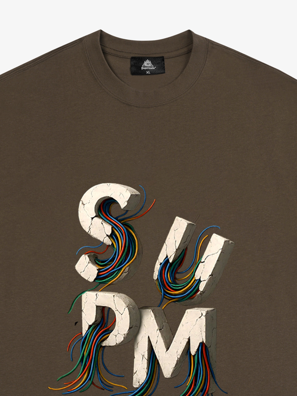 supm cable graphic T-shirt 