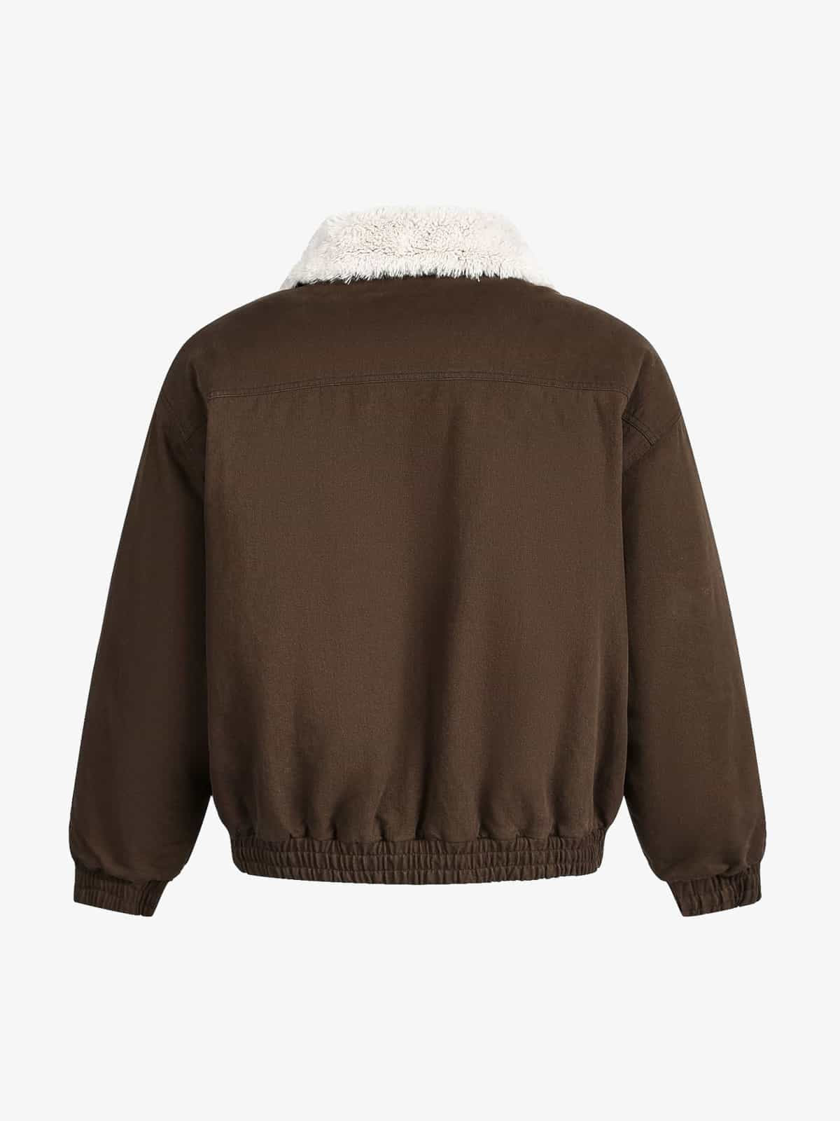 Winter Essential Bomber Jacket with Plaid Skirt Set 