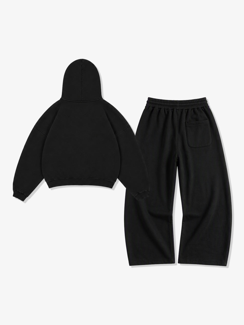Playful All-Over Graphic Sweat Set