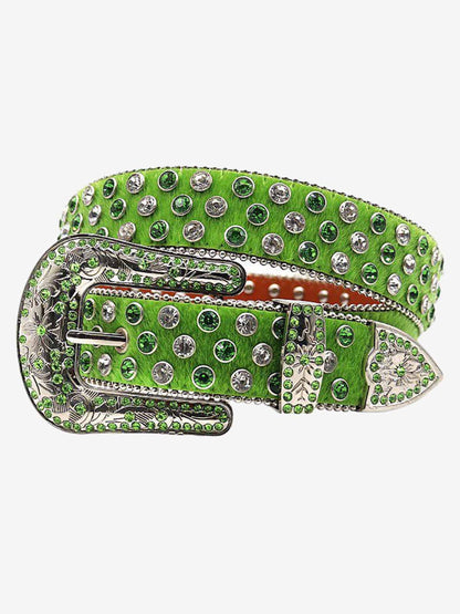 Punk High-end Diamond-studded Street Hip-hop Belt 