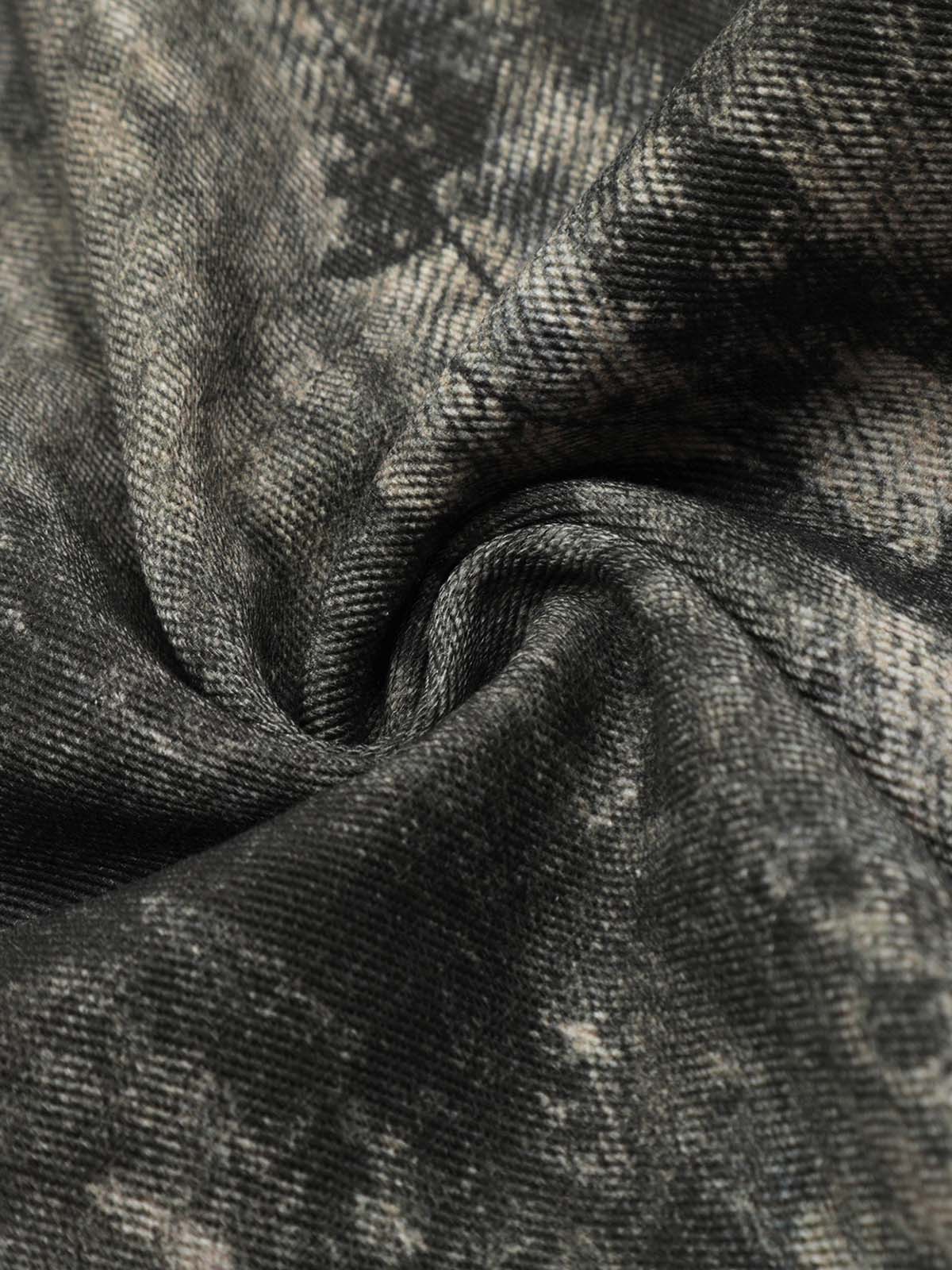 Thesupermade Tie-dye Camouflage Straight Jeans