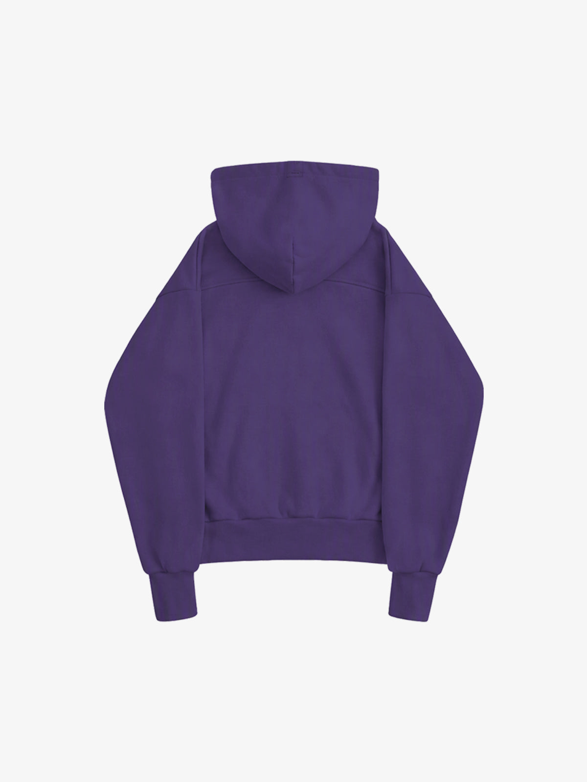 Oversized-Zip Skeleton Graphic Patchwork Hoodie