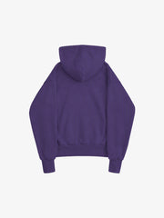 Oversized-Zip Skeleton Graphic Patchwork Hoodie