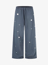 Sequin Detail Low Rise Baggy Sweatpants