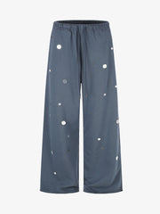 Sequin Detail Low Rise Baggy Sweatpants