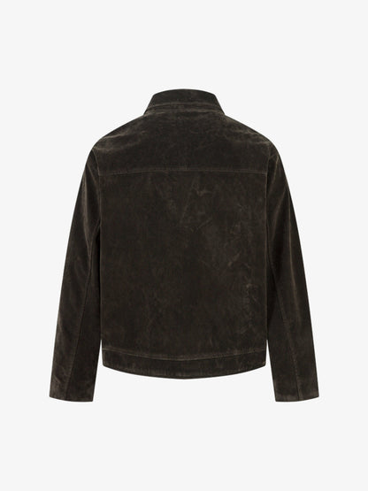 Stylish Black Jacket with Toggle Buttons for Men 