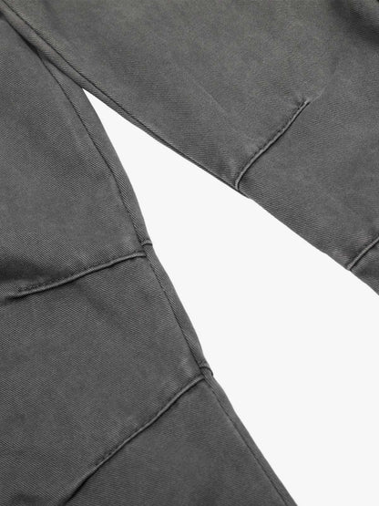 Multi-Pocket Workwear Casual Flared Wide-Leg Pants 