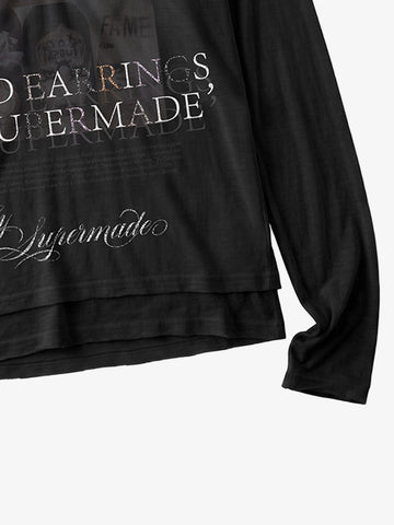 Layered Graphic Blouse