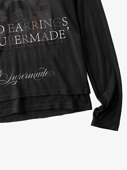 Layered Graphic Blouse