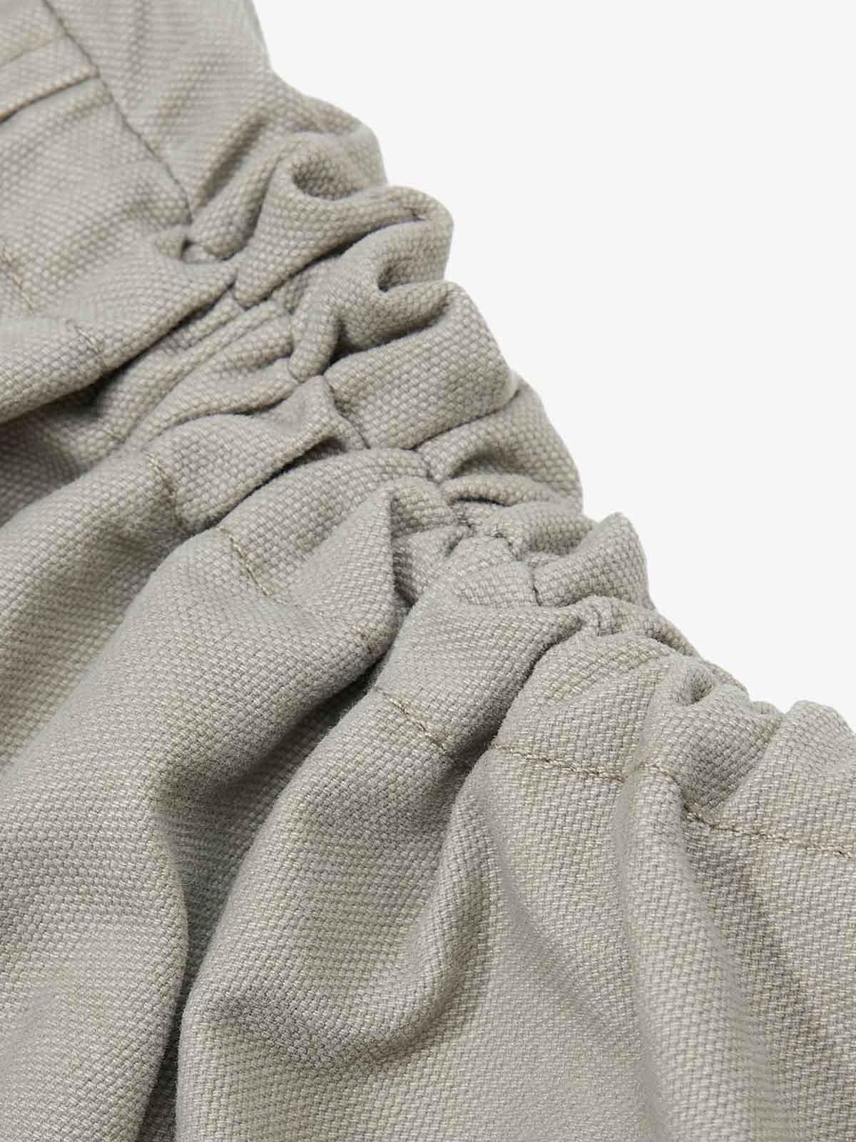 Ruched Cuffs Curved Cargo Pants 