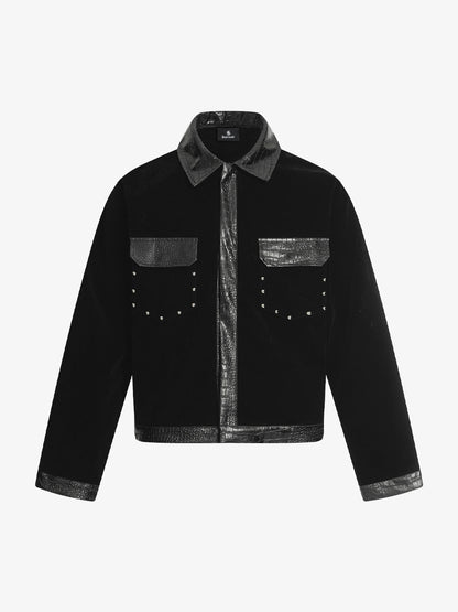 Stylish Embroidered Jacket with Dragon Design for Men 