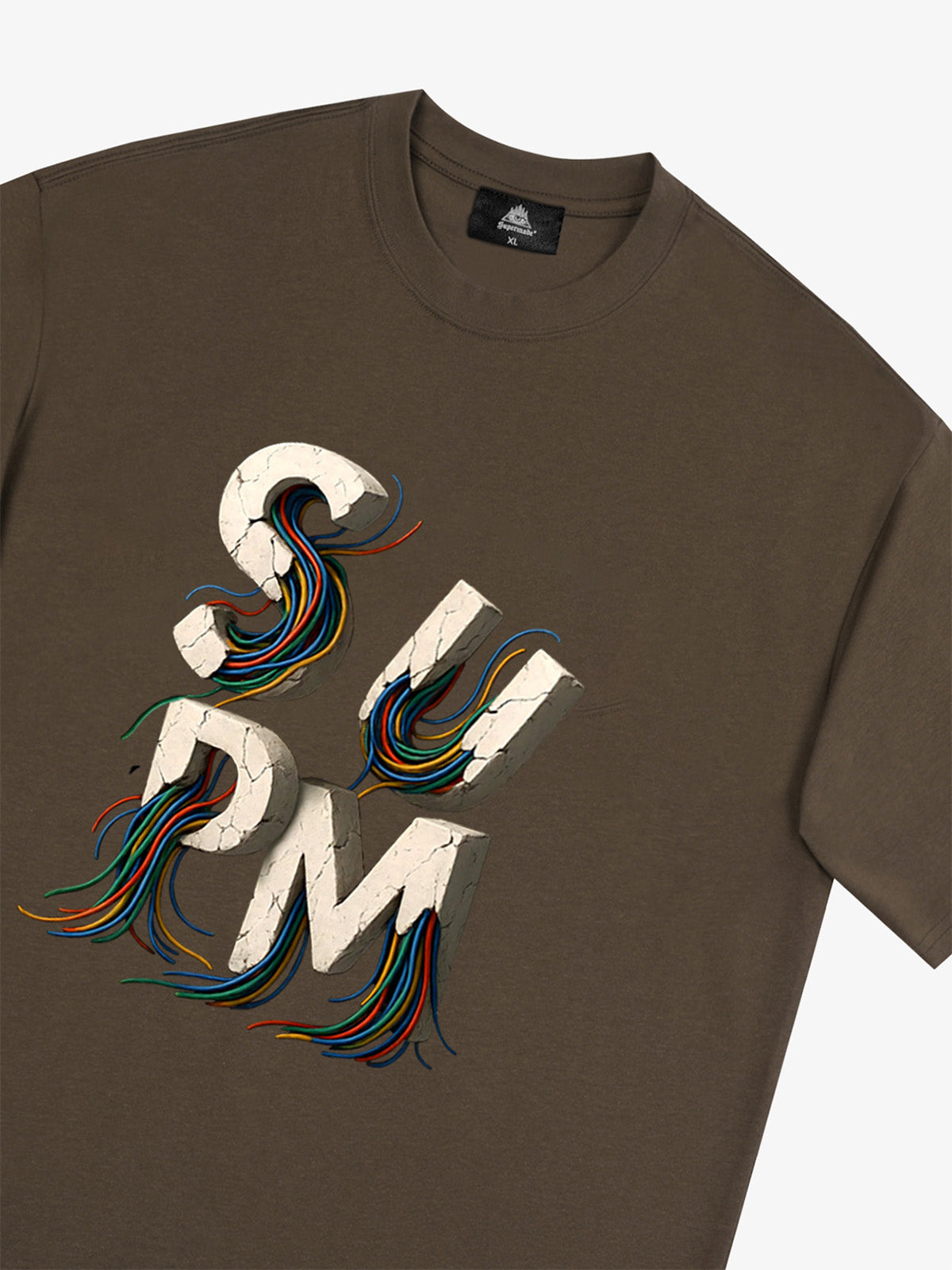 supm cable graphic T-shirt 