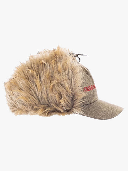 Camo Faux Fur Trim Hat