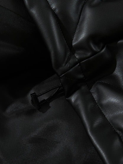 Quilted High-Neck Vest for Modern Urban Style 