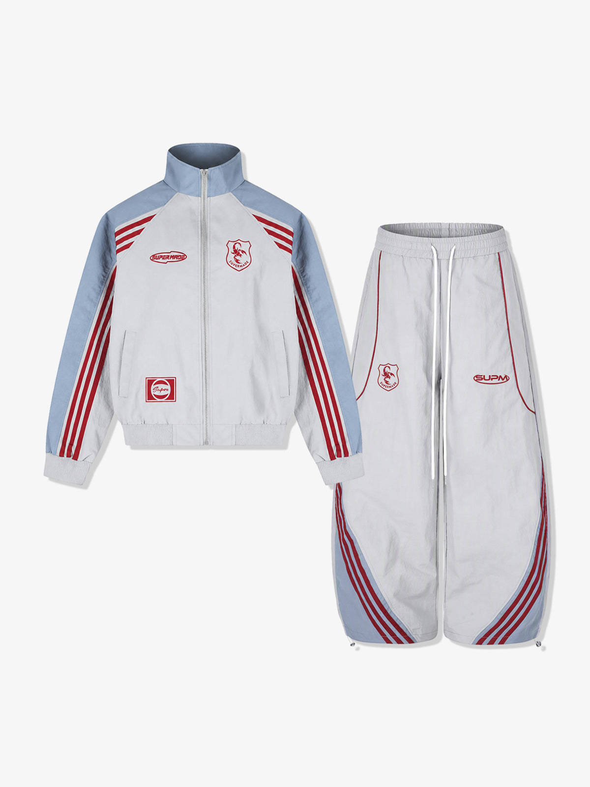 Striped Color Block Tracksuit