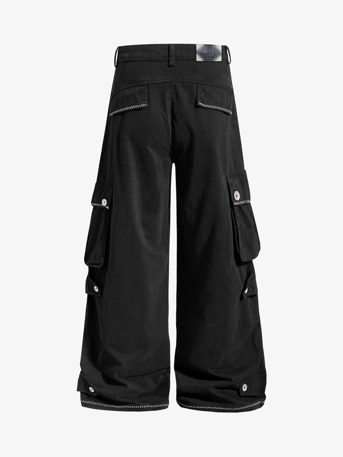 Multi-Pocket Wide-Leg Cargo Pants 