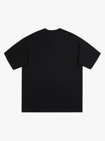 Vintage Washed Punk Graphic Print T-Shirt 