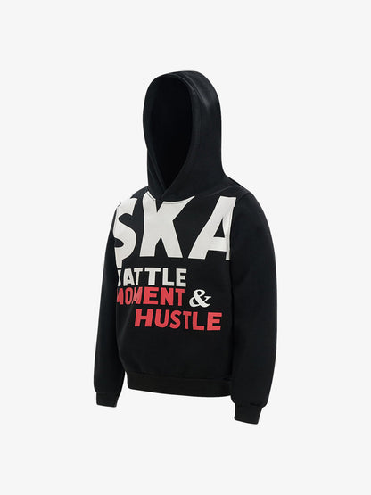 Stylish Hooded Sweatshirt with Bold Graphic Design for Everyday Wear 