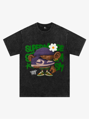 Thesupermade Cartoon Graffiti Sneaker Lovers T-shirt 