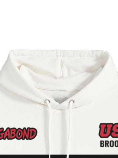 Retro Urban Street Bronx Pattern Hoodie 