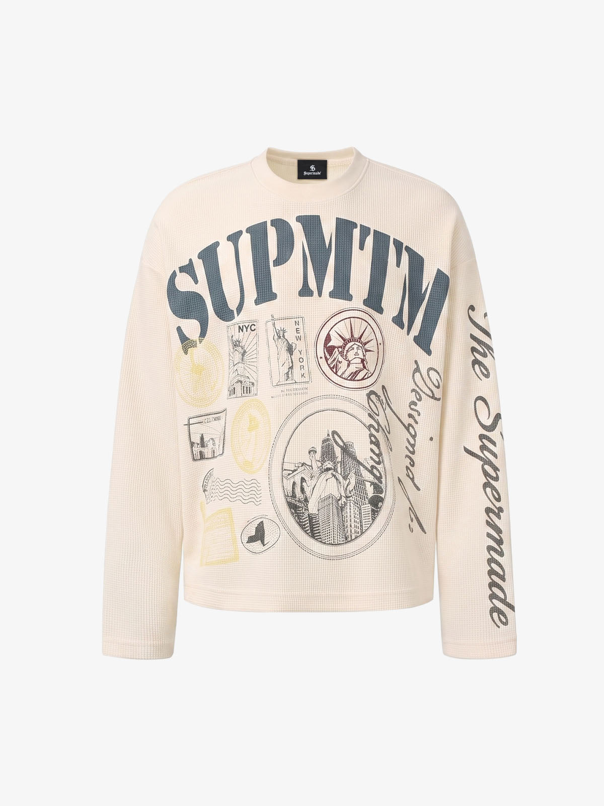 Liberty Stamp Graphic Waffle Long Sleeve Tee