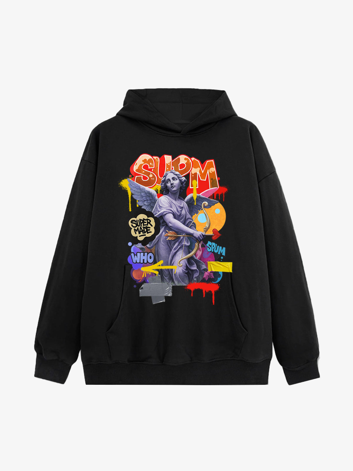 Supermade Cupid Statue Hooded Sweatshirt 