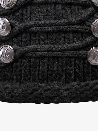 Napoleon Sash Graphic Rolled-Cuff Beanie