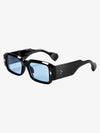 Gold Arrow Studded Square UV-Protection Sunglasses