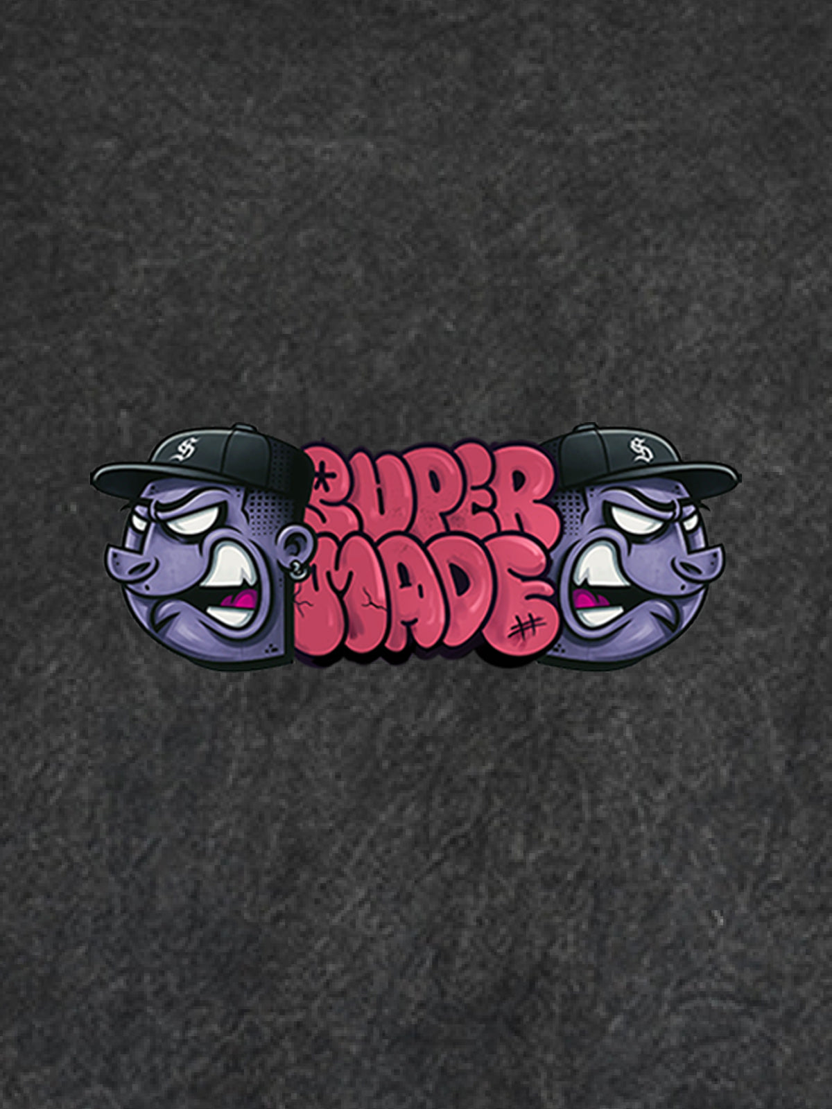 Supermade Graffiti Design Hoodie 
