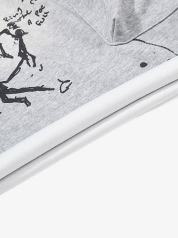 Graffiti Cropped Pants