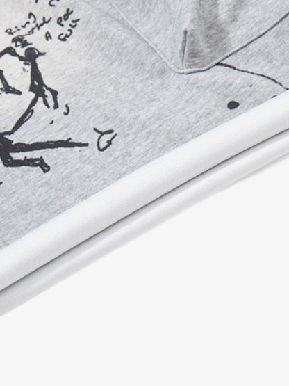 Graffiti Cropped Pants