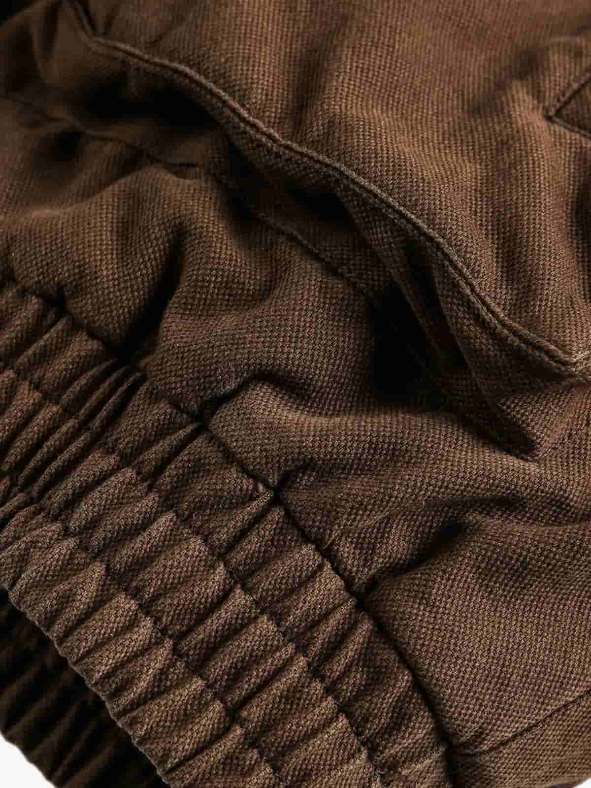 Winter Essential Bomber Jacket with Plaid Skirt Set 