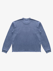 Smile Graphic Washed Boxy Long Sleeve Tee