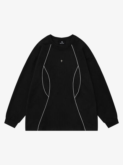 Reflective Deconstructed Sweatshirt