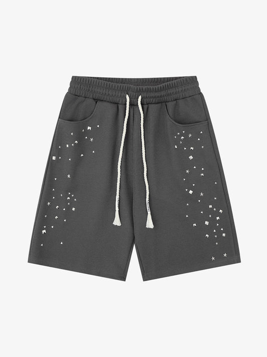 Studded Jersey Sweat Shorts - 2630 