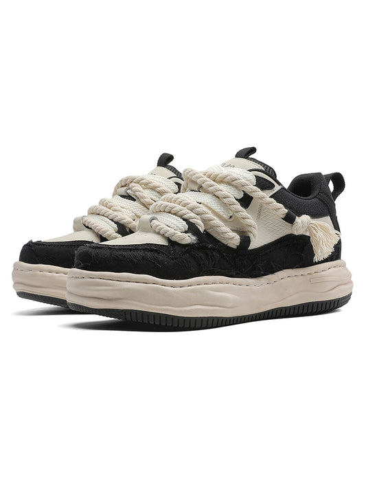 Rope Lace Platform Sneakers 