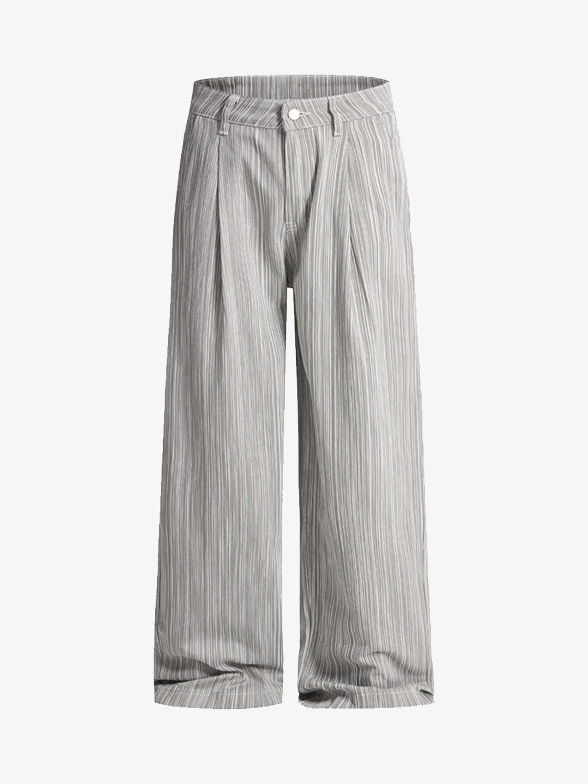 Stylish Wide-Leg Trousers with Vertical Stripes for Modern Fashionistas 