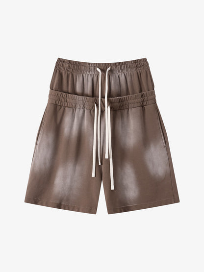 Women’s High-Waisted Summer Shorts – Cotton Blend Elastic Waist Casual Fit