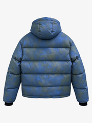 Faded Hooded Puffer Coat